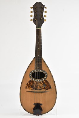 Lot 20 - CARLO LORENZO; an Italian bowl back mandolin,...
