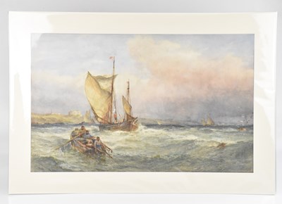 Lot 1750 - EDWIN HAYES (1819-1904); watercolour,...