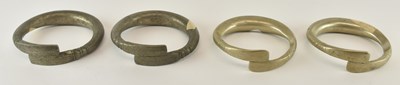 Lot 1047 - Two pairs of late 19th/early 20th century...