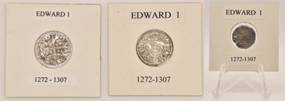 Lot 1639 - An Edward I (1272-1307) hammered silver penny,...