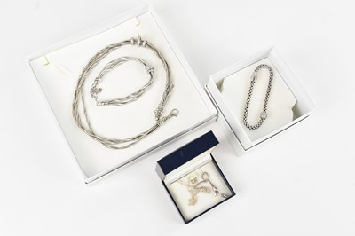 Lot 747 - ENVIRONMENT; a collection of sterling silver...