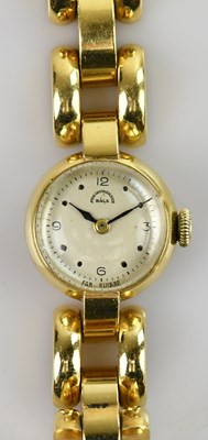 Lot 1014 - FREIBURGHAUS, BALE; a lady's yellow metal...
