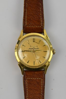 Lot 1030 - MATHEY MATIC; a gentleman's 18ct yellow gold...