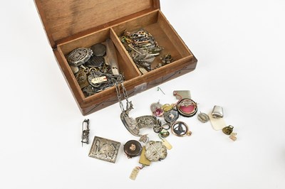 Lot 749 - A large collection of white metal and...