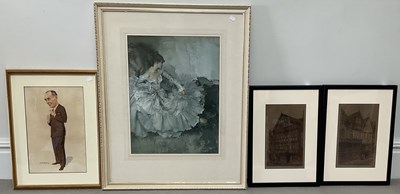Lot 1688 - Two engravings, 'The Bear and Billet, Chester...