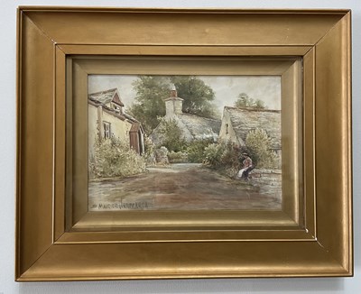 Lot 1797 - S MAURICE JONES ARCA; watercolour, figure...