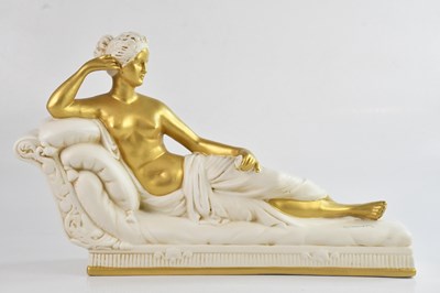 Lot 1444 - EMPIRE WARE; a Regency style ceramic figure of...