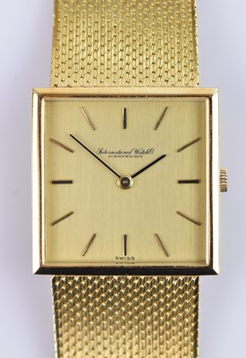 Lot 1005 - INTERNATIONAL WATCH CO (IWC); a gentleman's...