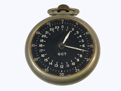 Lot 714 - GCT; a silver plated American military pocket...