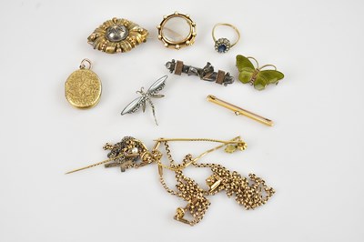 Lot 40 - A collection of Victorian and later jewellery,...