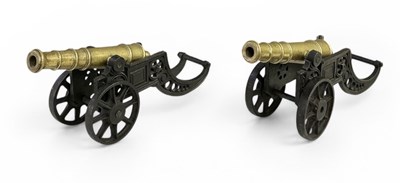 Lot 320 - A pair of early 20th century brass and cast...