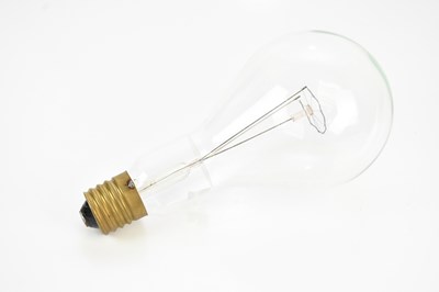 Lot 1234 - A 500 watt light bulb, 25cm.