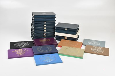 Lot 631 - THE ROYAL MINT; a collection of proof year...