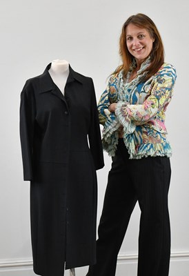 Lot 1396 - JUST CAVALLI CLOTHING; a light mint green and...