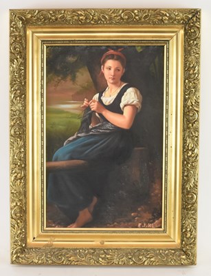 Lot 311 - AFTER WILLIAM-ADOLPHE BOUGUEREAU; a modern oil...