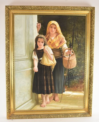 Lot 259 - AFTER WILLIAM-ADOLPHE BOUGUEREAU; a modern oil...