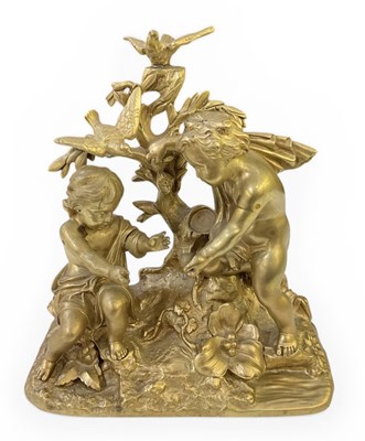 Lot 713 - A late 19th/early 20th century French gilt...