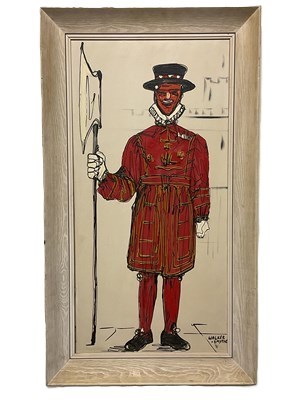 Lot 412 - WALKER-SMYTHE; oil on canvas, mid 20th century...