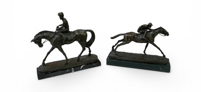 Lot 714 - Two late 19th/early 20th century cast bronze...