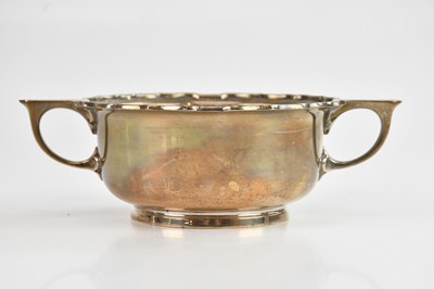 Lot 403 - CHARLES BOYTON & SON; a hallmarked silver twin...