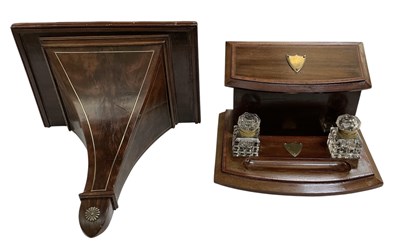 Lot 345 - An Edwardian mahogany and satinwood...