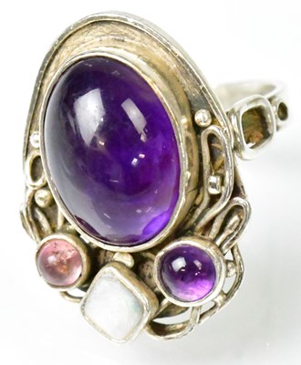 Lot 671 - IRENE 'NIX' HOPKINS (NEE PRESTON); a silver...