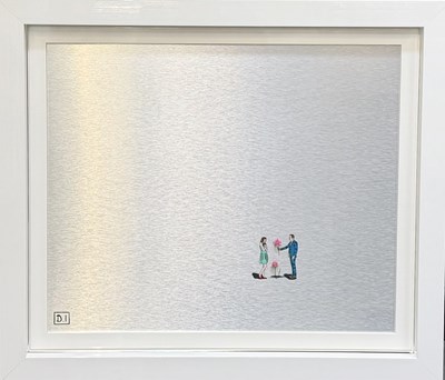 Lot 176 - DYLAN IZAAK; an original painting on aluminium,...