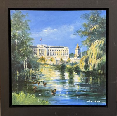 Lot 210 - CSILLA ORBAN; oil and acrylic on canvas,...