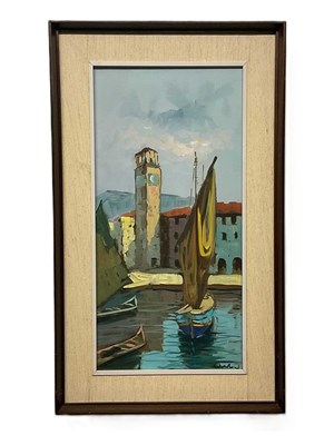Lot 413 - UNATTRIBUTED; mid 20th century oil on canvas,...
