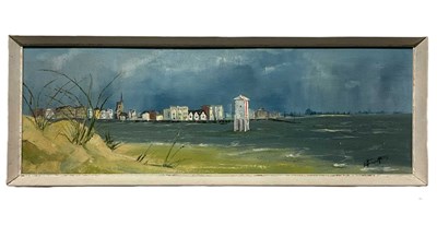Lot 401 - PATRICIA HARRIS; oil on board, 'Burnham Overy...