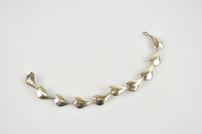 Lot 108 - PER HERTZ FOR GEORG JENSEN; a brushed sterling...