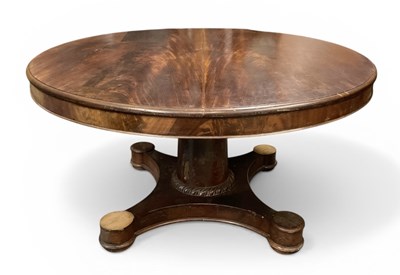 Lot 96 - A large late 19th century mahogany circular...