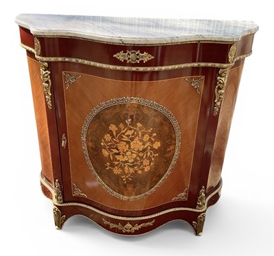 Lot 43 - A reproduction French Empire style mahogany...