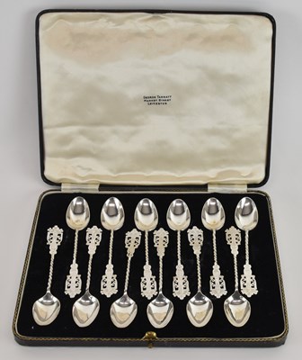 Lot 1203 - A BEARDSHAW & CO; a cased set of twelve late...