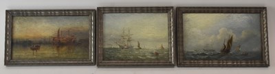 Lot 229 - GEORGE GREGORY (1849-1938); a small oil on...