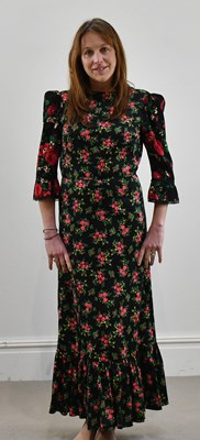Lot 1320 - THE VAMPIRE'S WIFE; a 100% cotton black and...