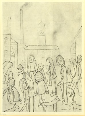 Lot 14 - AFTER LAURENCE STEPHEN LOWRY RA RBA...