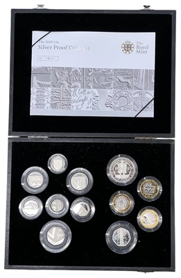 Lot 1591 - THE ROYAL MINT; the 2009 UK Silver Proof Coin...
