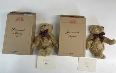 Lot 136 - STEIFF; two Millenium bears, both with...