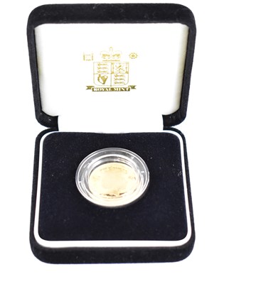 Lot 880 - ROYAL MINT; a 2004 proof sovereign,...