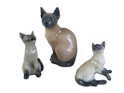 Lot 252 - ROYAL COPENHAGEN AND BING & GRONDAHL; three...