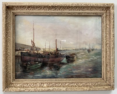 Lot 1781 - J ABBERLEY; oil on canvas laid on board,...