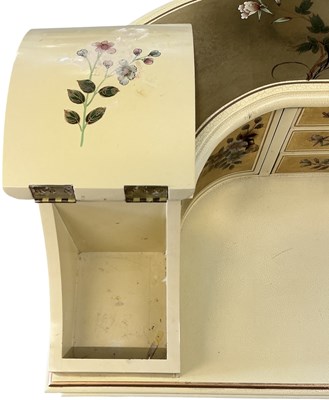 Lot 18 - A modern white painted Carlton House desk,...