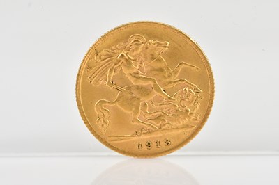 Lot 547 - A George V half sovereign, 1913.