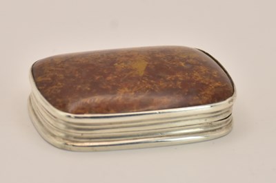 Lot 1230 - An unusual Scottish silver vinaigrette, with...