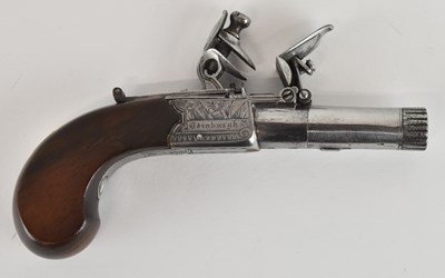 Lot 425 - WM MCLAUCHLAN, EDINBURGH; a small flintlock...