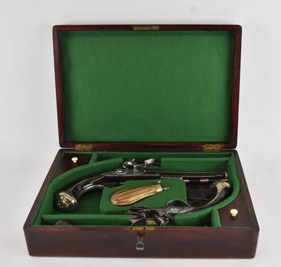 Lot 406 - A fine pair of late 18th century officer's...
