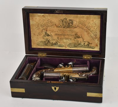 Lot 410 - W SMITH, GUNMAKER, LONDON; a good matched pair...