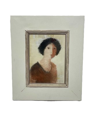 Lot 386 - DAVID BRAYNE; acylic and pigment, 'Russet...