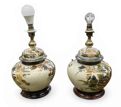 Lot 126 - A pair of modern Japanese hand painted...